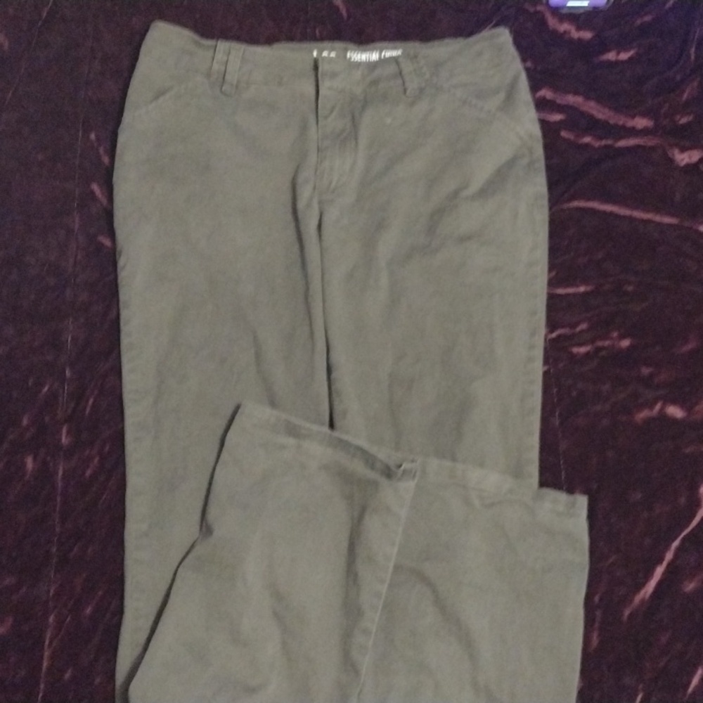 Dark green Lee straight leg pants